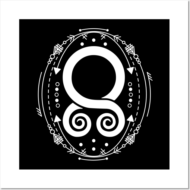 The Troll Cross | Norse Pagan Symbol Wall Art by CelestialStudio